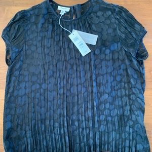 Faconnable Women's Sheer Dress Top, Size M
